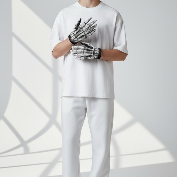 💀 Skeleton Gloves – Realistic Bone Hand Costume Accessory - Picture 4 of 4